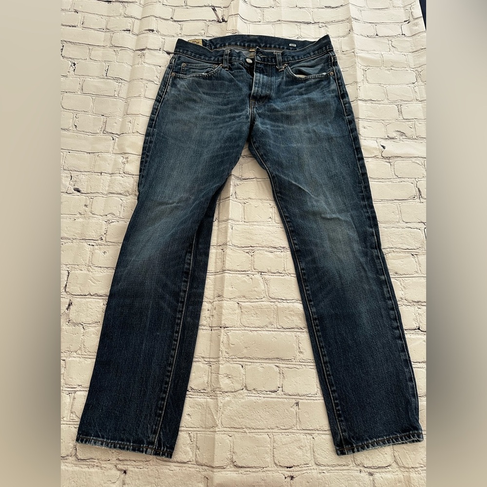Men’s J. Crew Dark Blue Straight Jeans style 464